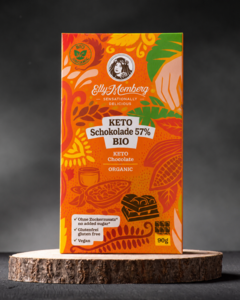 Organic Keto Chocolate 57% | No added sugar | 90g