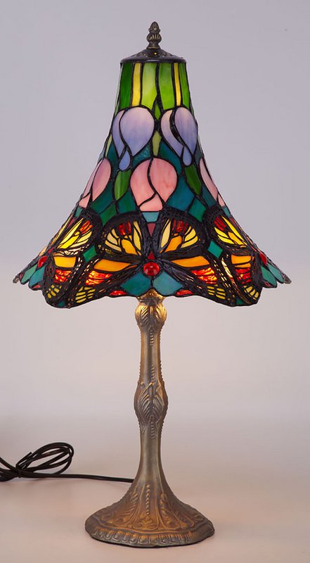 Lampa stołowa Tiffany średnica 35cm Seria Butterfly LG207260
