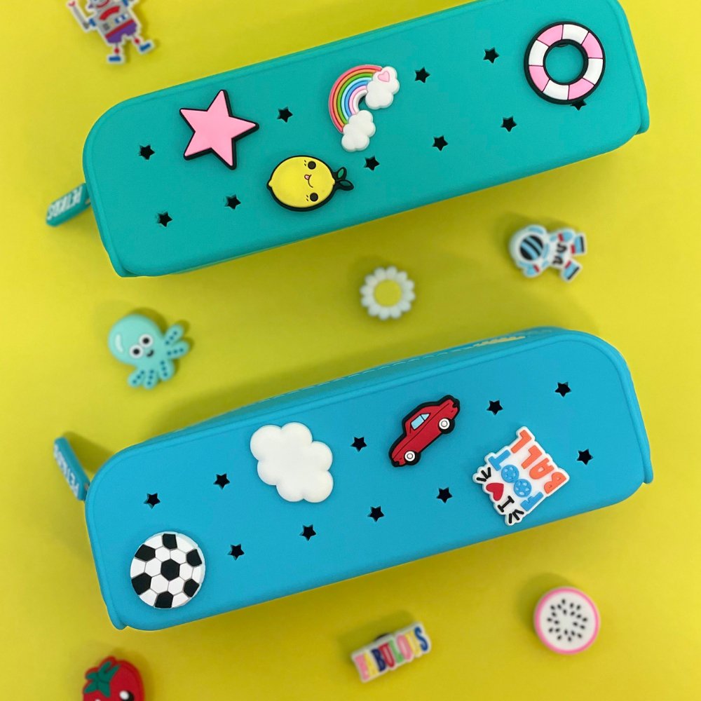 SARTER PACK - Pochettes et trousses en silicone à customiser - Bar à charms /DIY 