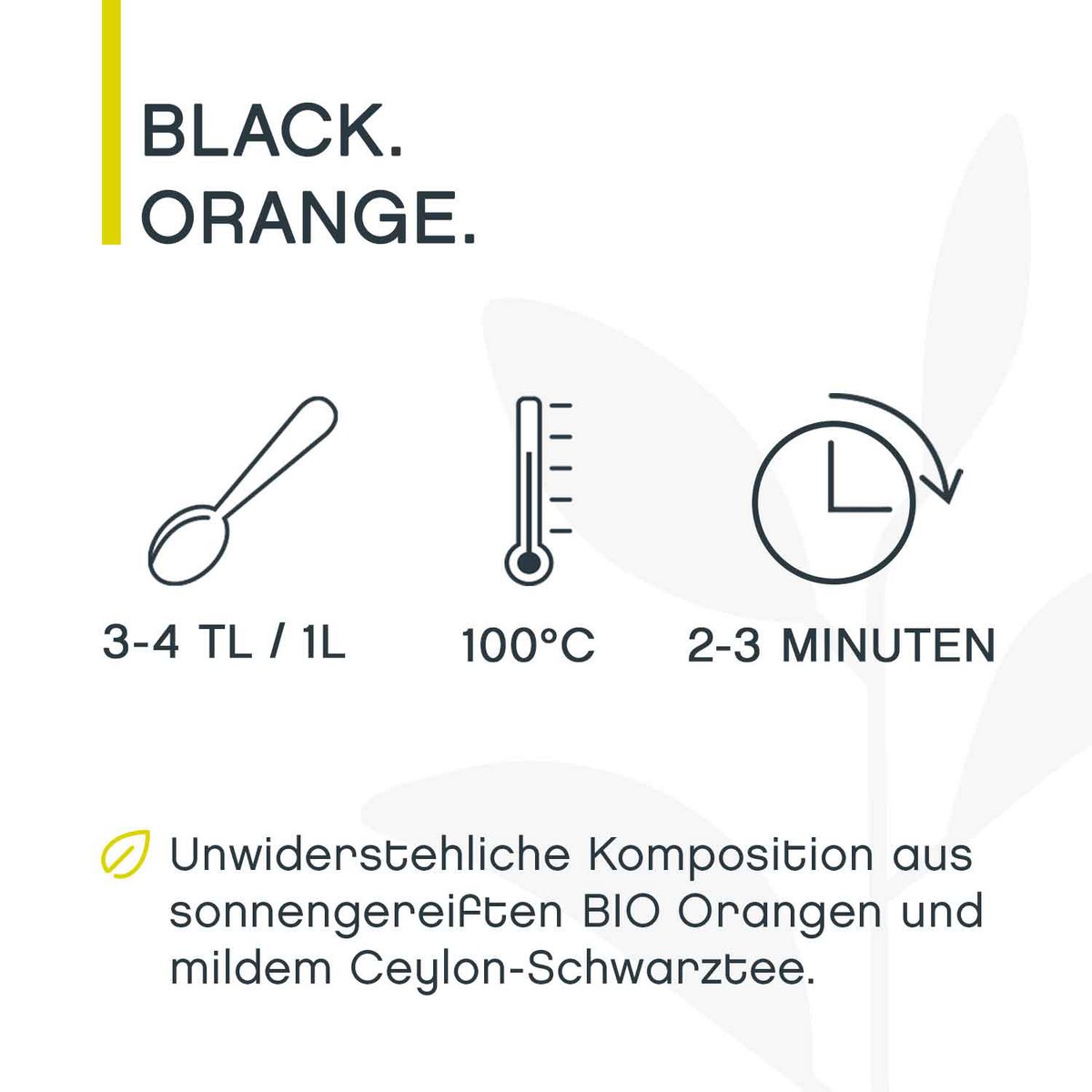 Orange noir, thé noir biologique, 125g