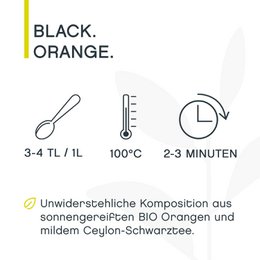 Arancia nera, tè nero biologico, 125G