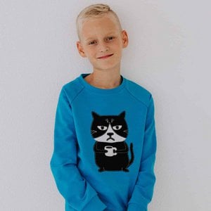 Kinder-Sweatshirt „Grumpy Cat“.