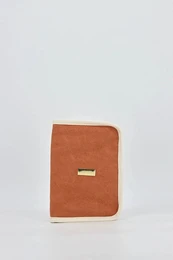 Porte Documents en Tissu pour Bébé, Terre Cuite