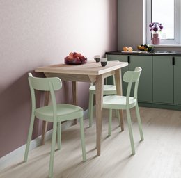 Envelope extendable small table natural ashwood