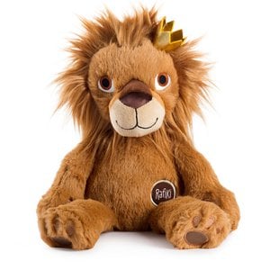 Zachte grote leeuwenpop, vulling van gerecycled materiaal, machinewasbaar, perfect cadeau-idee, 40 cm hoog