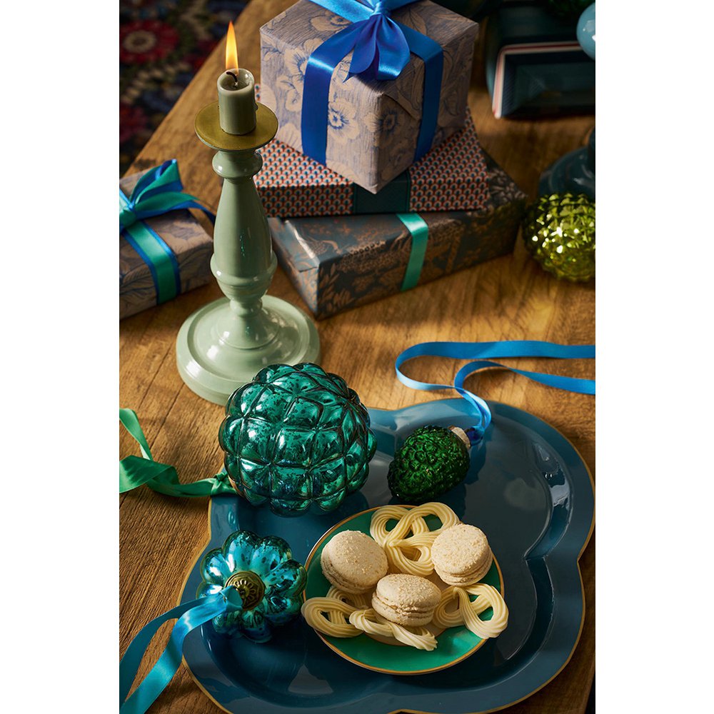 Ornament Glass Dark Green 12.5cm