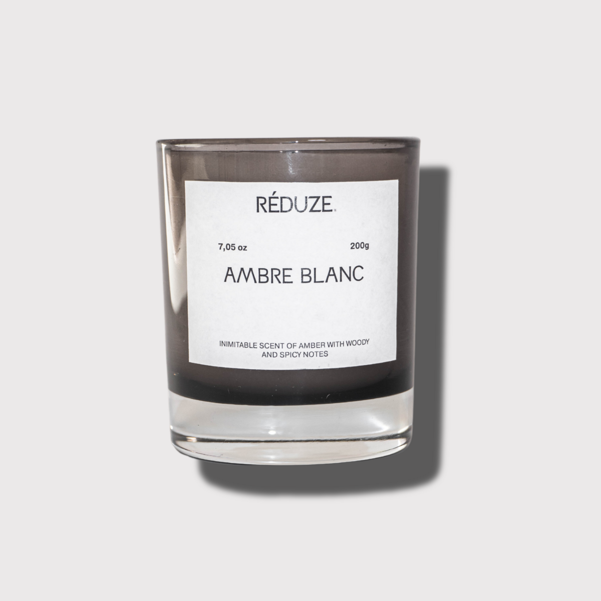 Ambre Blanc - Bougie classique