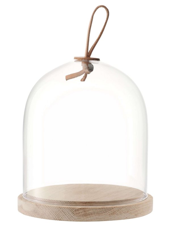 L.S.A. - Plateau de service ivalo avec borne 15 cm - transparent