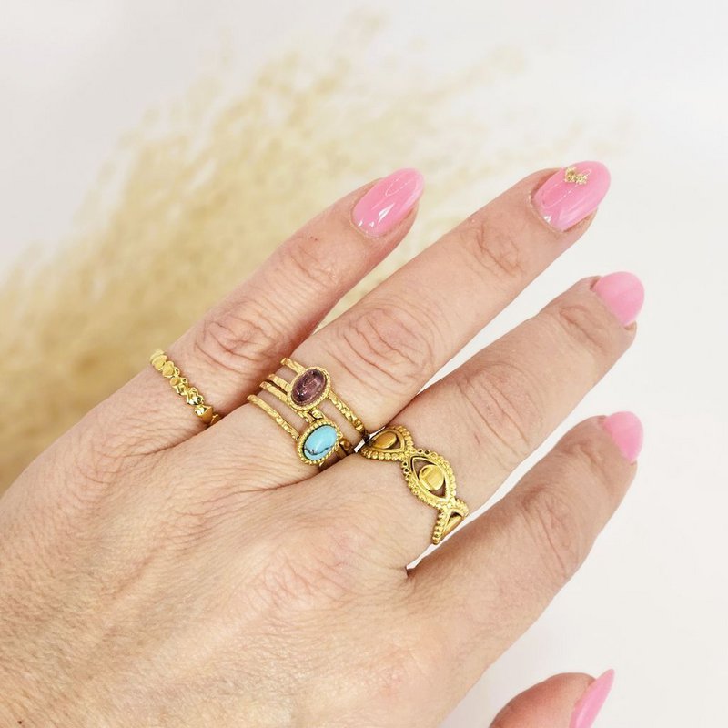 Ring Bora turquoise