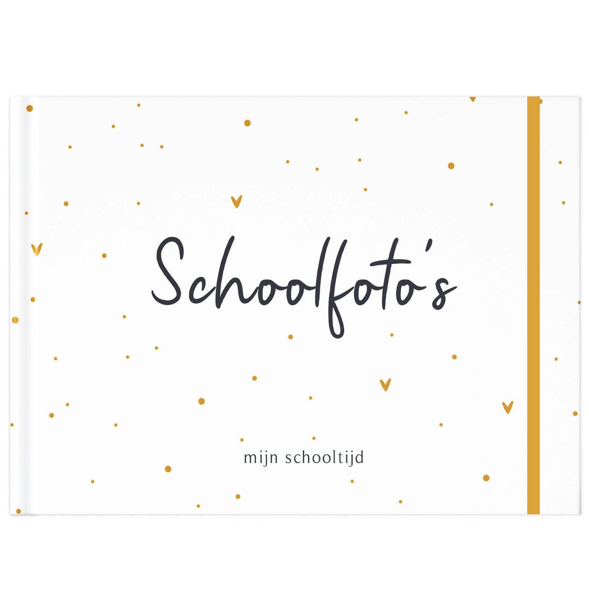 Fyllbooks My school photo book - Ocher dots