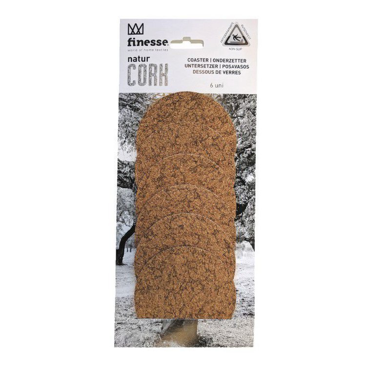 Cork coasters Natural Cork