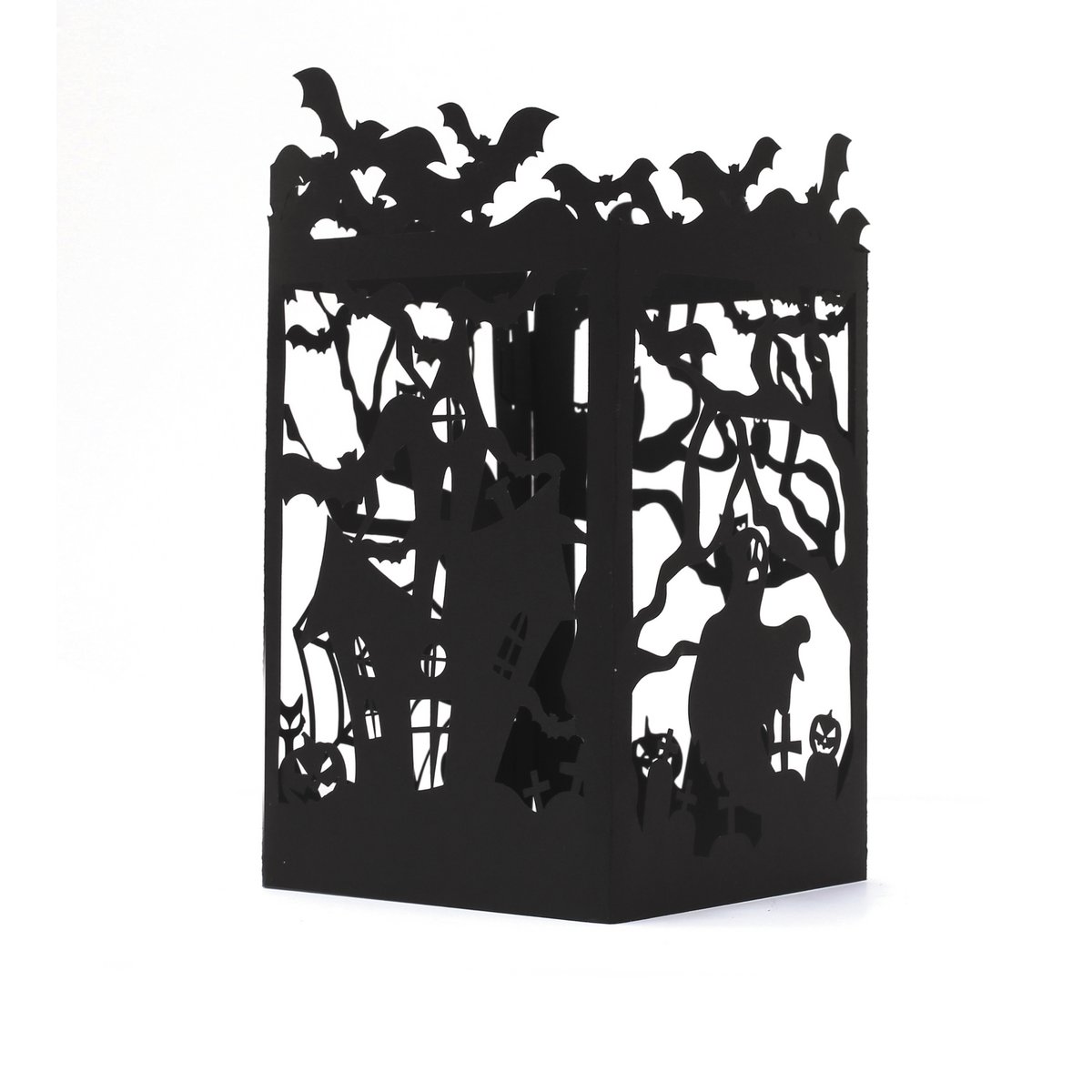 HALLOWEEN PAPER TEALIGHT HOLDER 150 x 100 mm