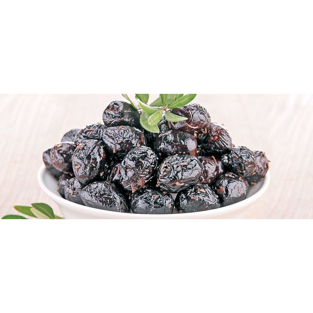 Authentic Black Salty Olives from Lesvos Island-Greece