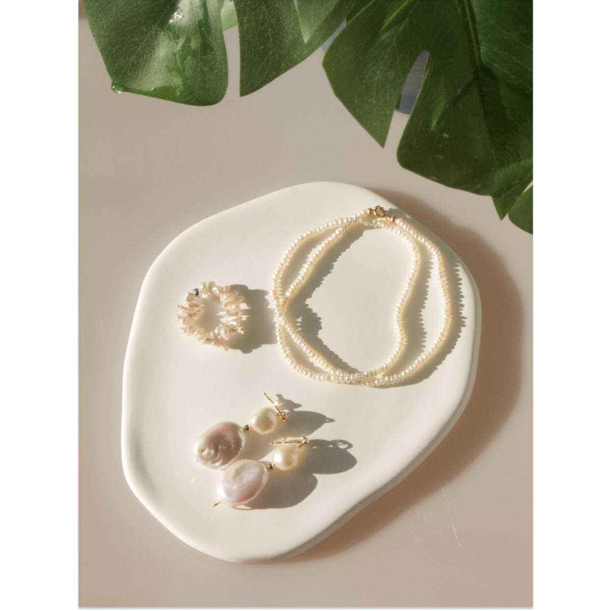 Handgemaakte parel sieraden bundel