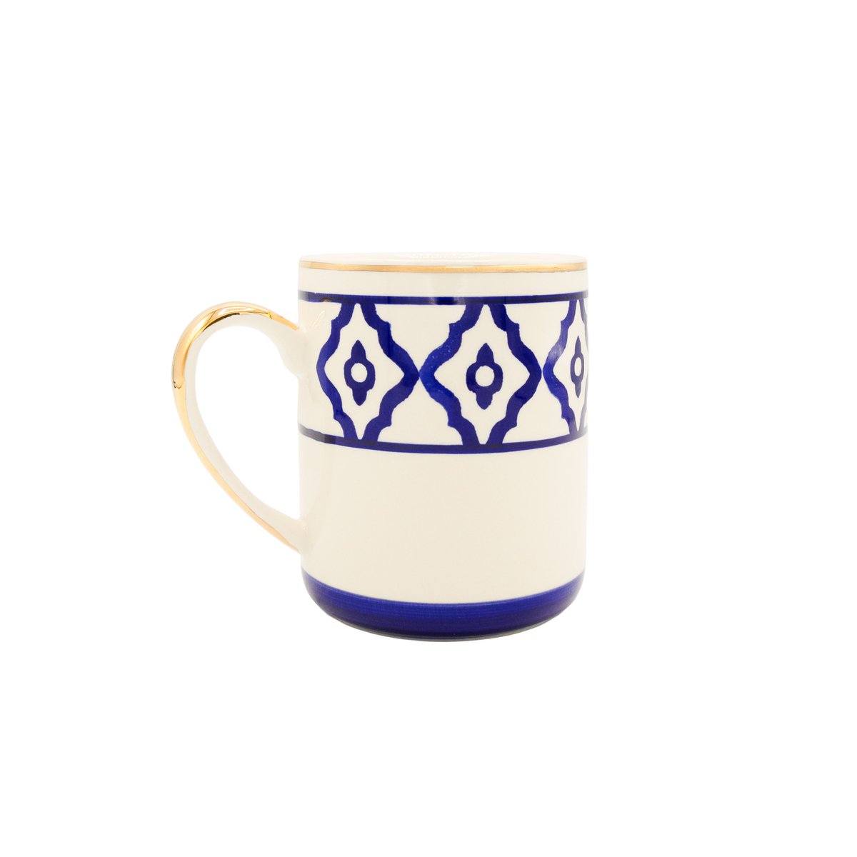 Tasse à café/tasse à café modèle Vizsla en céramique, peinte à la main avec motif Vizsla, bord doré et anse dorée, 250 ml. Contenu de la tasse disponible en rouge, vert et bleu