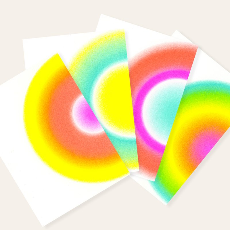 Risography Postcard - Iris N ° 2 - DIN A6