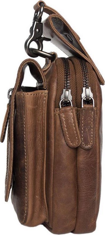Beltpose Cognac Leather Leather Hip Bag Leather Fanny Pack Festival