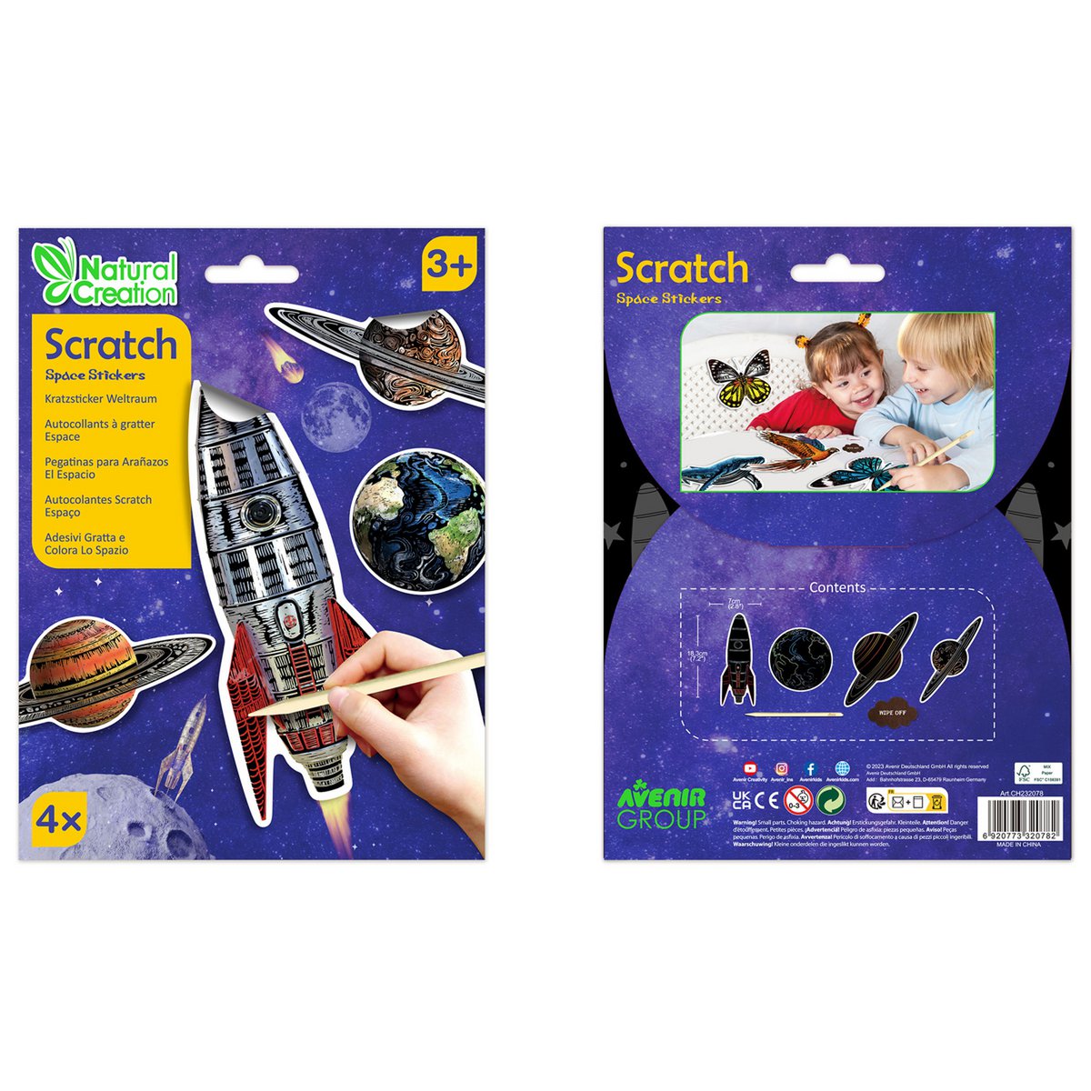 Scratch Stickers - Ruimte