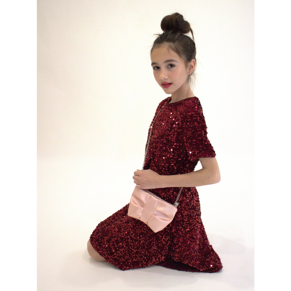 Bolso bandolera Moon - Rosa suave