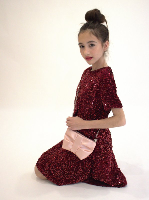 Sac bandoulière Moon - Rose doux
