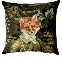 Fox Verdure Pillow Cover
