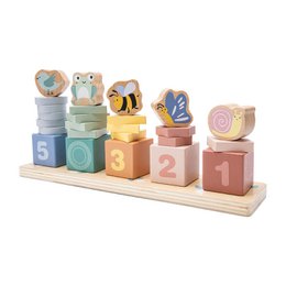 Wooden counting and sorting game 1 to 5