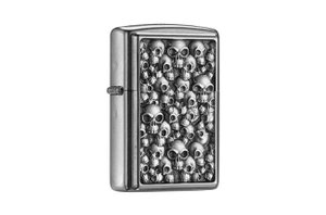 ZIPPO Sturmfeuerzeug FEUERWERK - SCHÄDELWERK