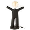 J-Line lamp P'tit Maurice - polyresin - zwart