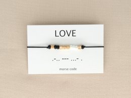 Morsecode armband love (zilver,rosé goud,goud)