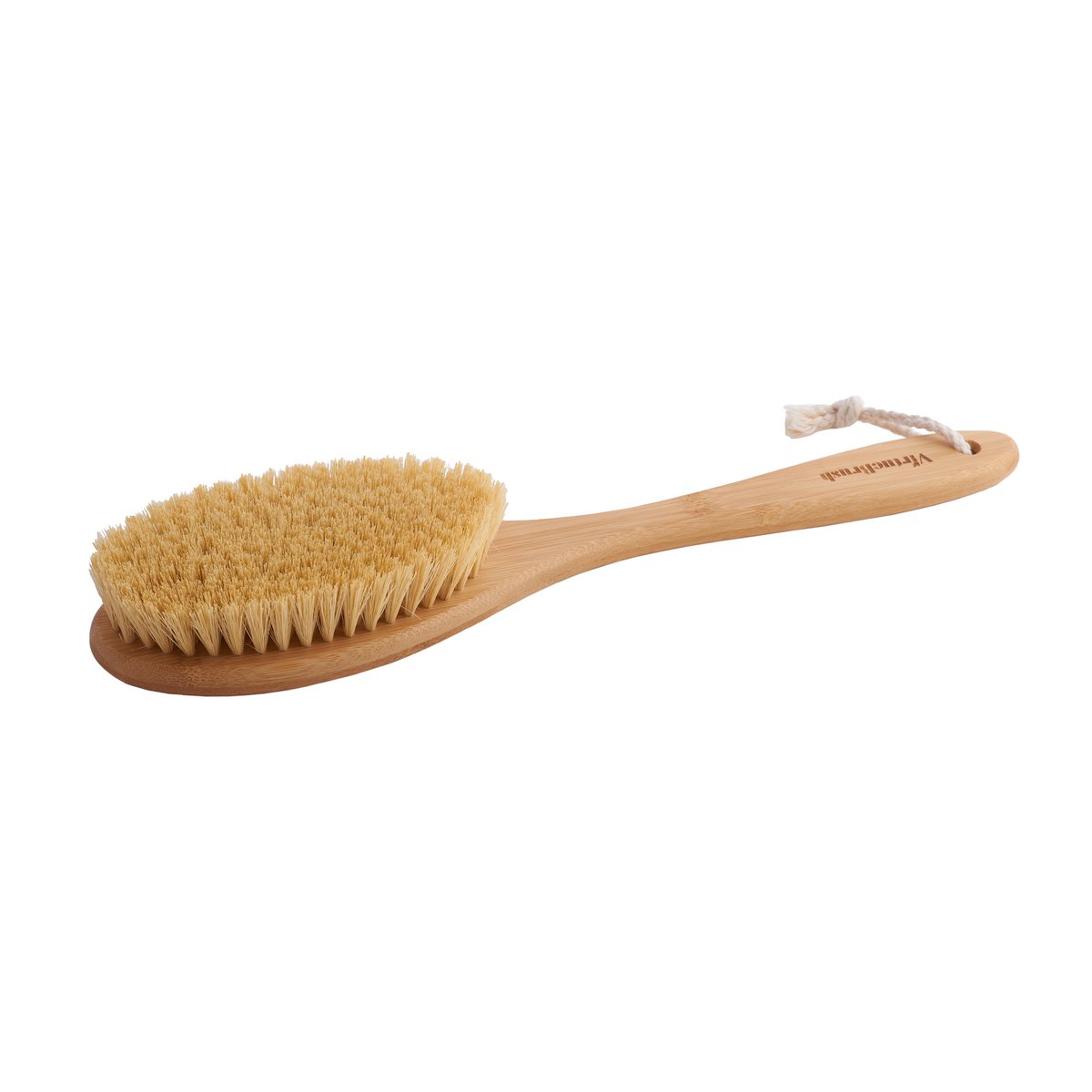 BAMBOO BODY BRUSH WITH NATURAL SISAL BRISTLE