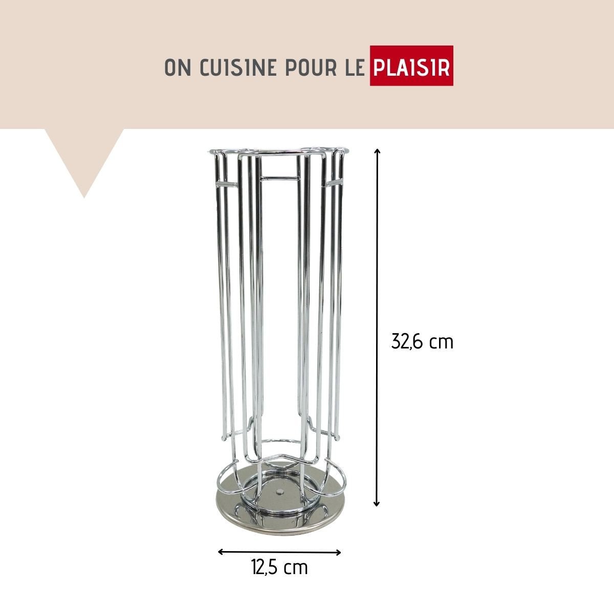 Dolce Gusto drehbarer Kapselhalter Fackelmann Petit Déjeuner