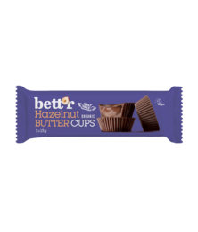 Nut Butter Cups with Hazelnut Cream 3x13g, Full Box 12x39g, organic, Bett’r