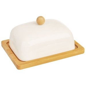 Boterschotel Porselein Witte Whiteline