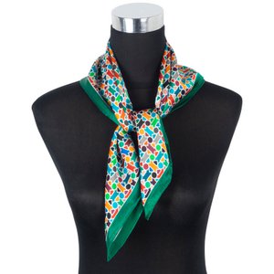 Multicolor Seidenquadratschalel