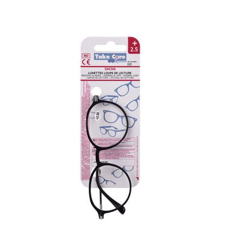Leesbril – Sacha Metal Zwart +2,5