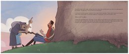 EN/DK - Illustrated Fairytale Children's Book - The Tinderbox - H.C. Andersen