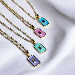 Pastel Gemstone Glow – Pastel Zircon Pendant halskæde