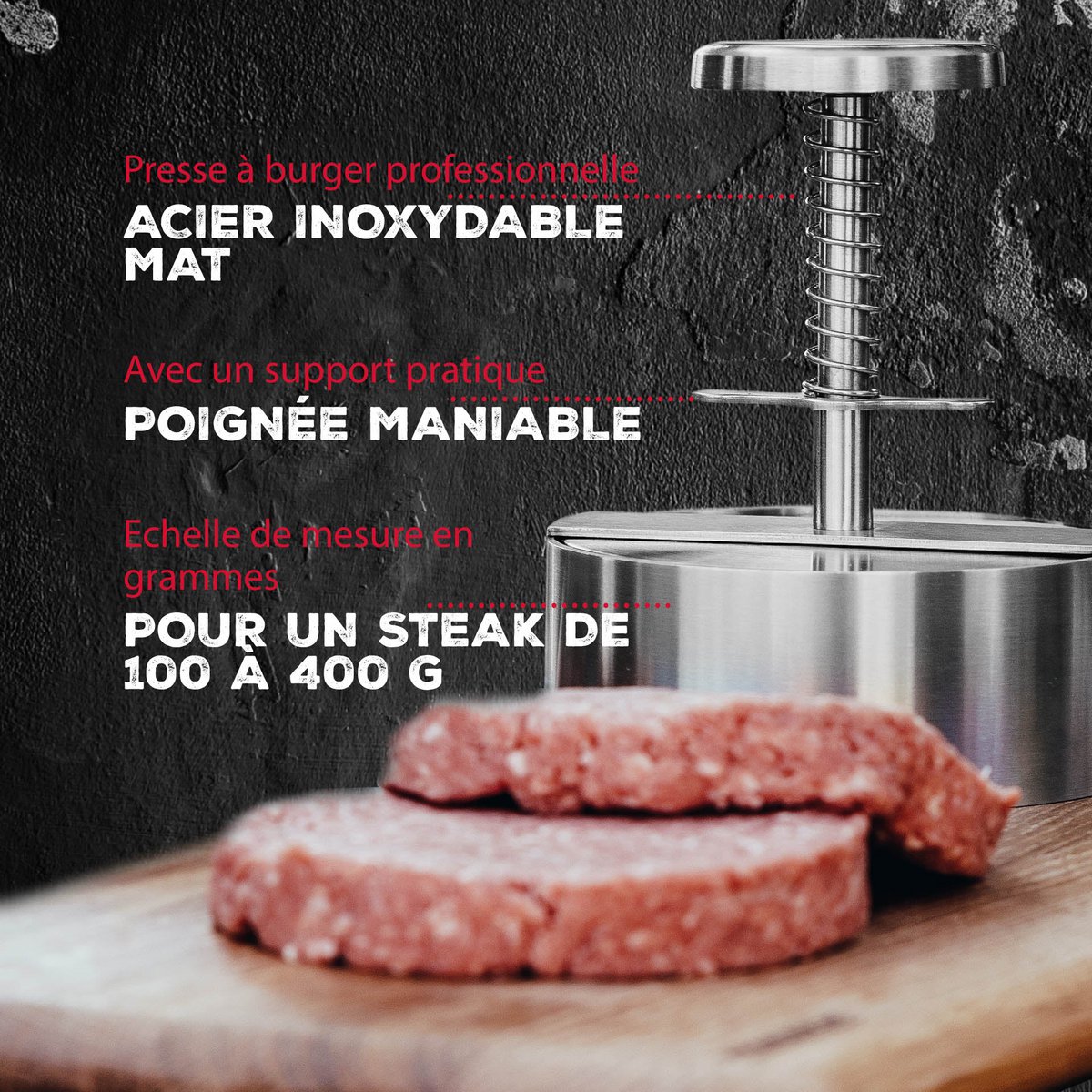 FM Professional Hamburger 2-Piece Set