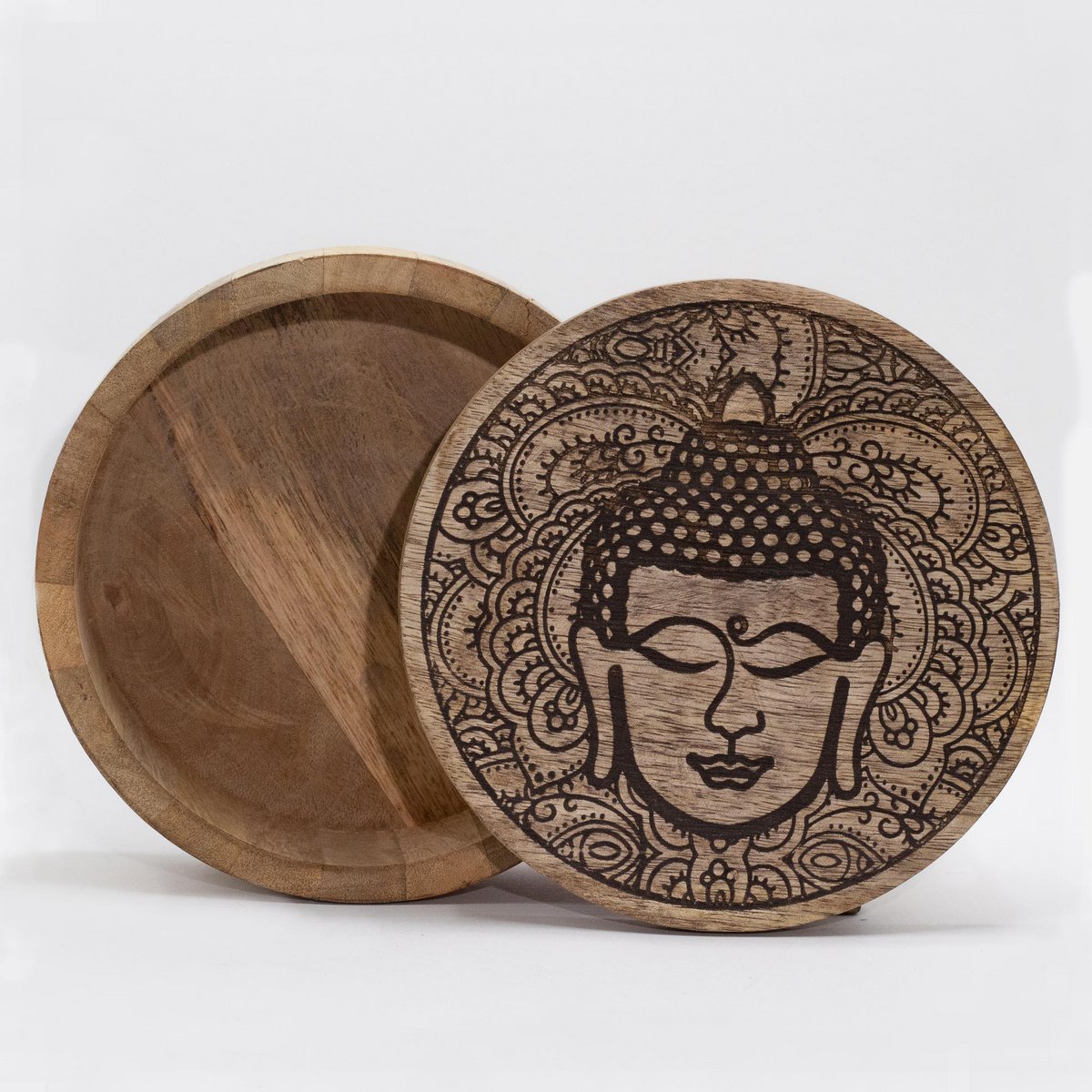 Wholesale Wooden Boxes and Trays with Buddha & Hamsa Design