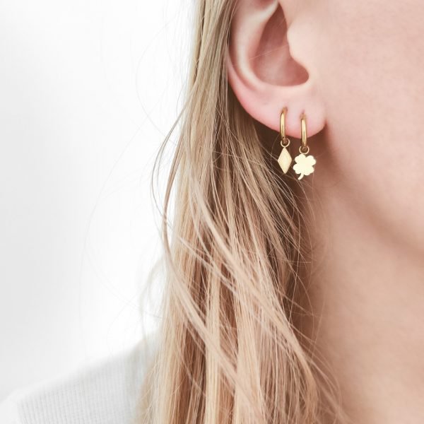 EARRINGS MINIMALISTIC CLOVER