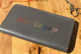 Portfel podróżny Stitch — szary