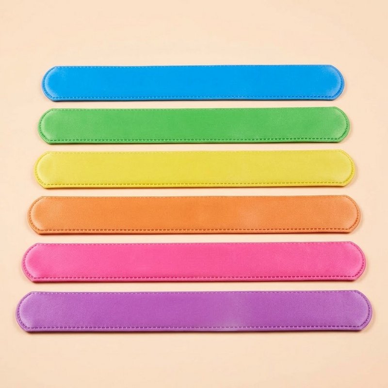 Neon Slap Bracelet 22 cm Snap Wristband