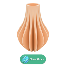Wazon Aventa 3D - Wazon wydrukowany w 3D - Zrównoważony PLA - Nadaje się do sztucznych kwiatów