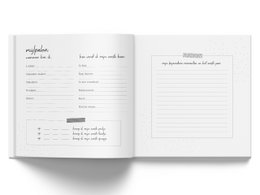 Fyllbooks Libro per bambini Il mio primo anno - Lino Beige