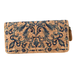 green-goose Portefeuille Femme Cork - Bleu Delft