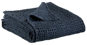 Throw stonewashed Tana Cobalt 260 x 260