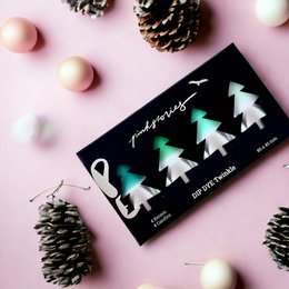 Dip Dye Twinkle * Silver Diamonds