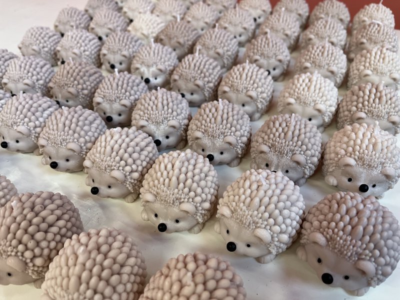 Hedgehog candle
