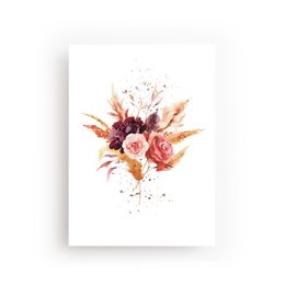 POSTKORT PAMPAS&ROSE