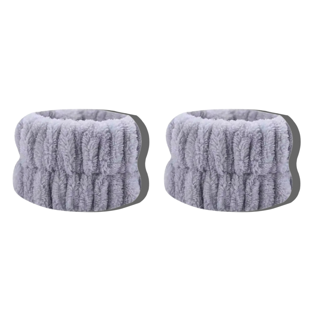 YOSMO Microfiber Wristbands – Keep Arms Dry While Cleansing – Set of 2